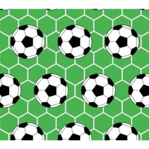 Baumwollstoff Kinderstoff Fußball grün Breite 160cm ab 50 cm kaufen