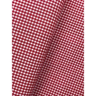 VichyKaro Baumwollstoff Dekostoff 2,5mm rot kaufen