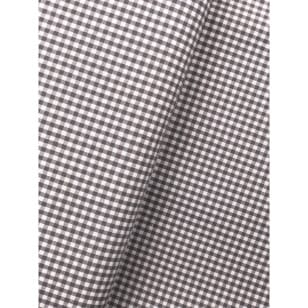 VichyKaro Baumwollstoff Dekostoff 2,5mm grau kaufen