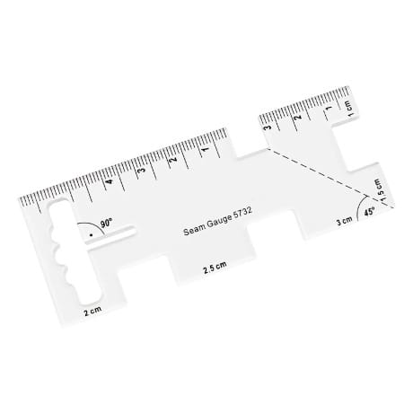 Sew Easy Stepp- Und Nählineal 46cm - Praktisches Lineal Für Näharbeiten