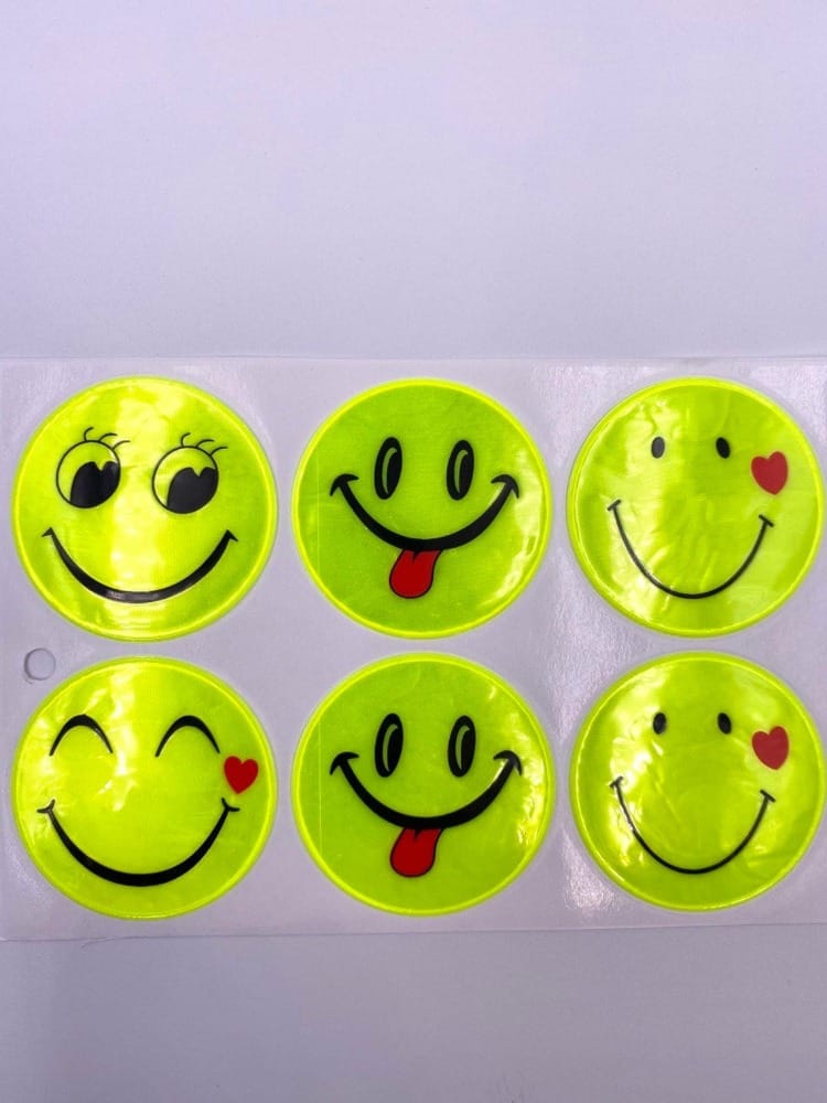 Reflektierende Aufkleber Smile Kinder Schule Set 6 Stück - 4.95 € →  Kurzwaren ✄