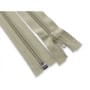 Reißverschluss teilbar Spirale 55 cm beige