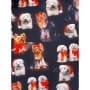 Jersey Stoff Kinderstoff Digitaldruck Hunde Weihnachten ab 50 cm