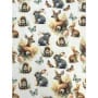 Softshell Jackenstoff Kinderstoff Digitaldruck Tiere