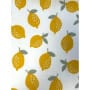 Double Gauze Musselin Stoff Zitrone weiß