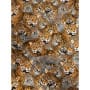 Canvas Digitaldruck Baumwollstoff Dekostoff Leopard