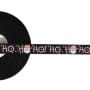 Dekoband Baumwolle Webband Weihnachten 15 mm, "Ho-Ho"