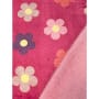 Fleecestoff Teddy Blume doppelseitig Breite 145 cm