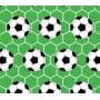 Baumwollstoff Kinderstoff Fußball grün Breite 160cm ab 50 cm